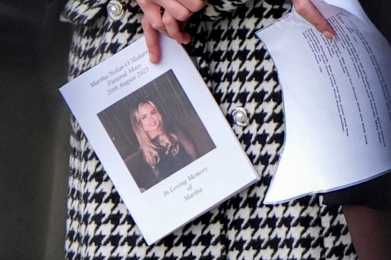 Martha Nolan-O'Slatarra funeral.
