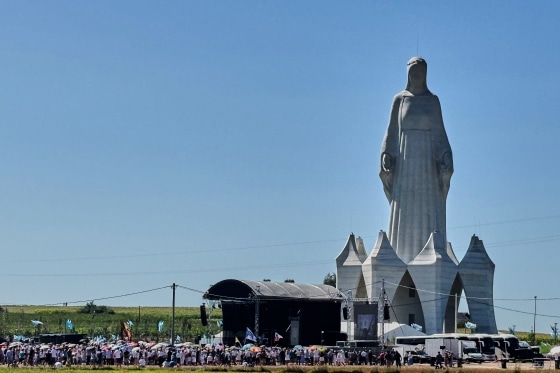 Giant Virgin Mary
