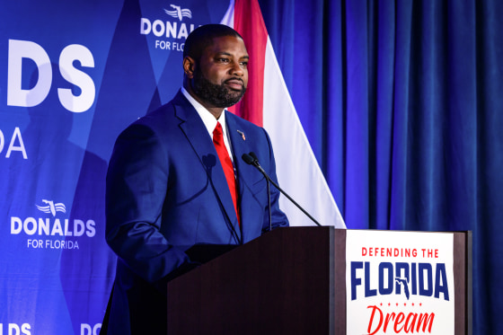 Florida Gubernatorial Candidate Byron Donalds Campaigns Ahead Of Primary Election