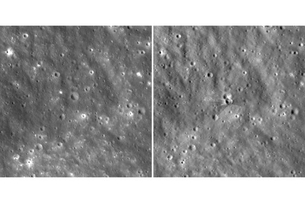SpaceX Moon Crash 