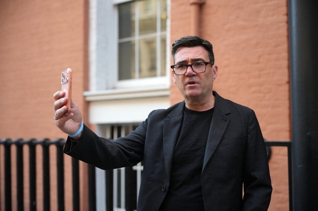 Incoming Prime Minister Andy Burnham Visits A Homeless Charity In Central London